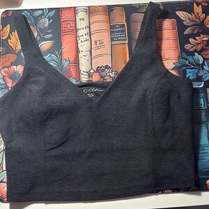 Beyond Yoga Charcoal Sports Bra